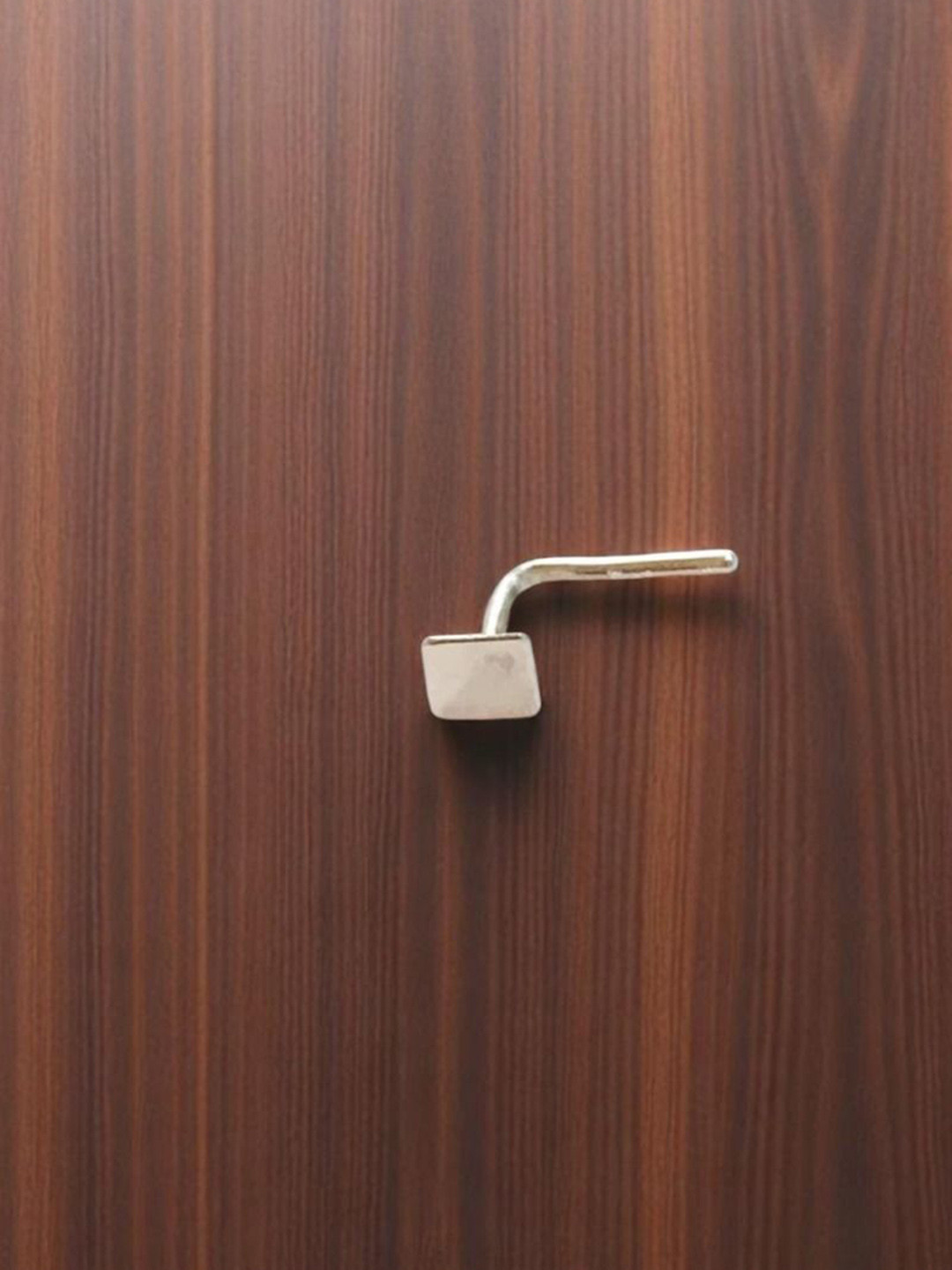 Sangria 925 Sterling Silver Tiny Square Shaped Piercing Stud Nosepin