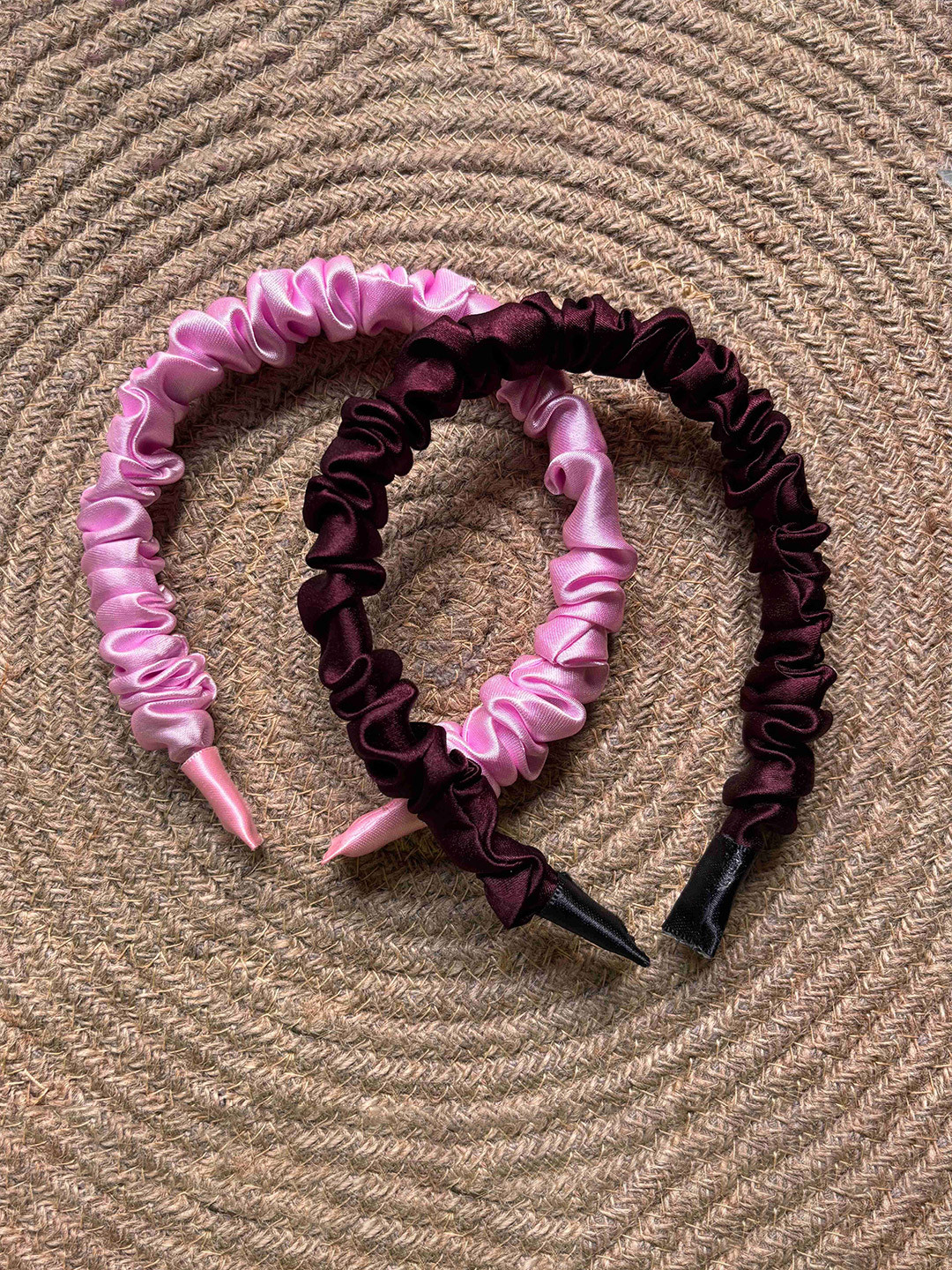 UMAHI Set of 2 Premium Satin Hair Bands