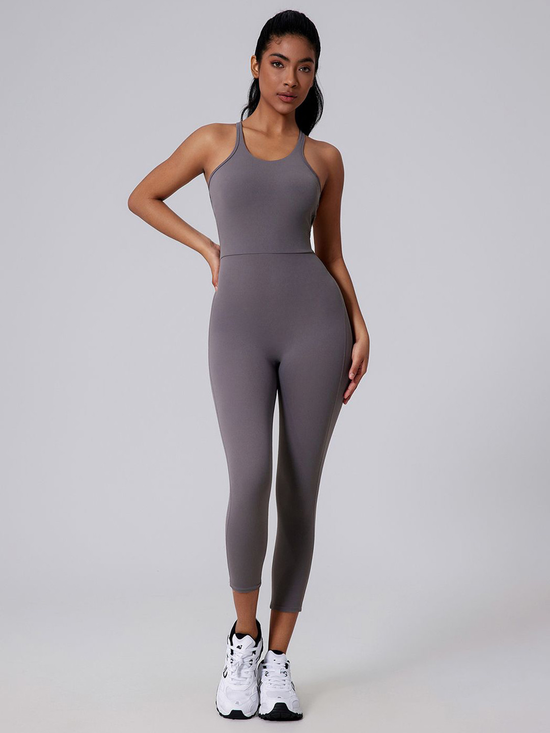 HRX by Hrithik Roshan Basic Shoulder Straps Jumpsuit