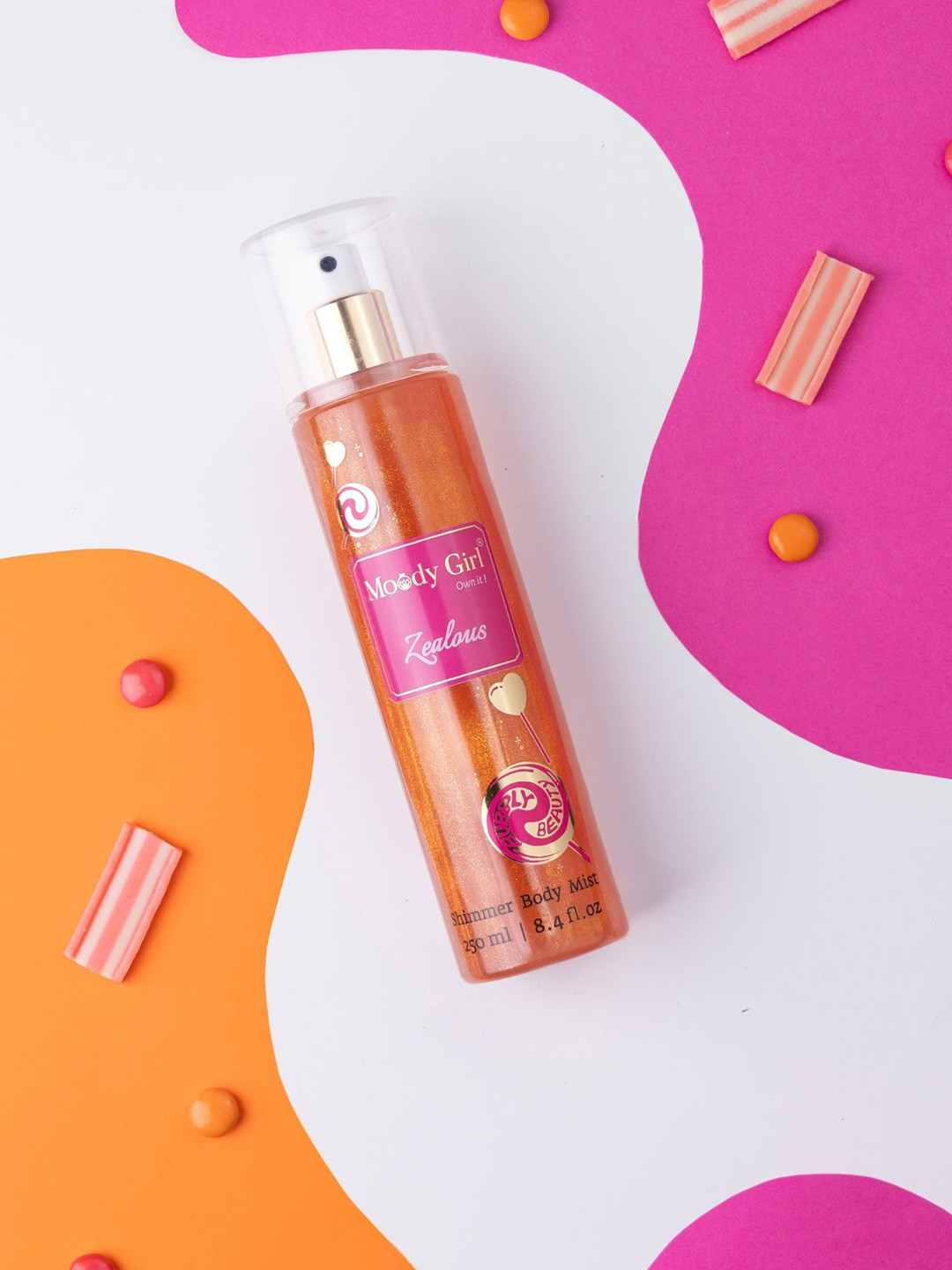 Moody Girl Zealous Long Lasting Body Mist - 250 ml