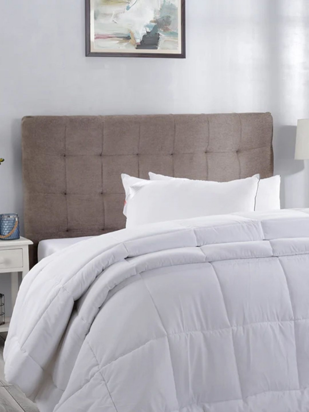 MASPAR Microfiber Super Soft Solid Duvet Filler or Insert for Double Bed - 240x220CM