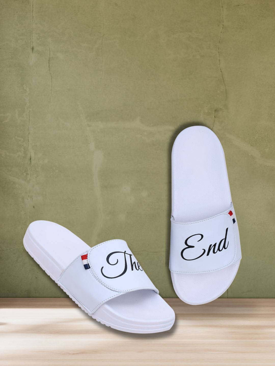 PERY PAO Stylish Typography Printed Sliders