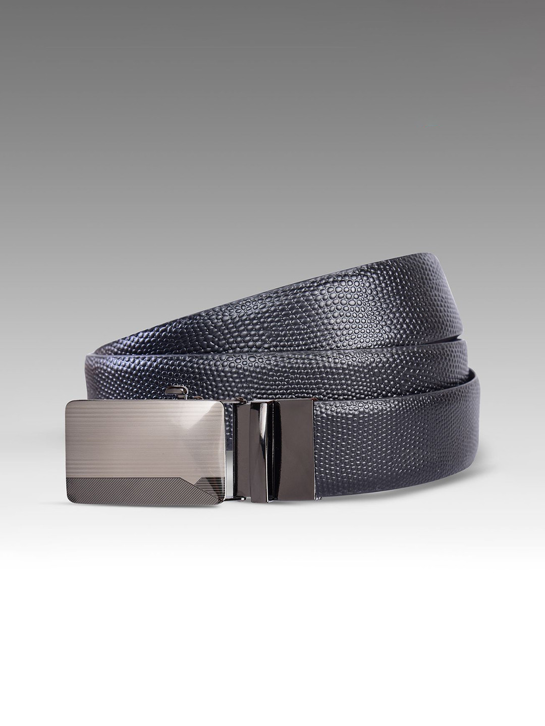 LONGHORNS C-ROME Men Textured Leather Reversible Formal Belt