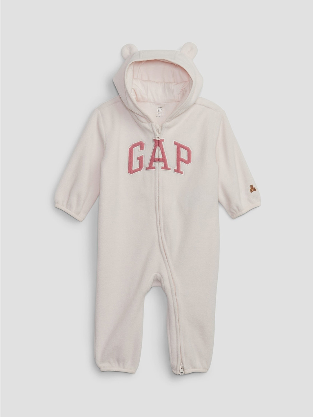 GAP Infant Kids Brand Logo Hooded ProFleece Rompers
