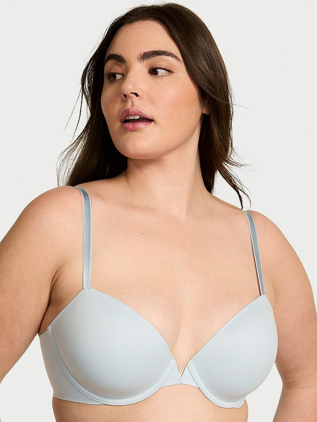 Victoria's Secret Half Coverage Underwired Lightly Padded Lined Demi Bra