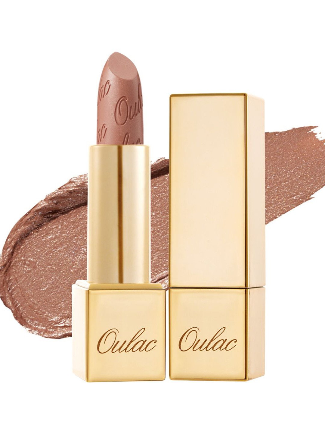 Oulac Metallic Shine Long Lasting Lipstick- 4.3 g - Shara Gold 10