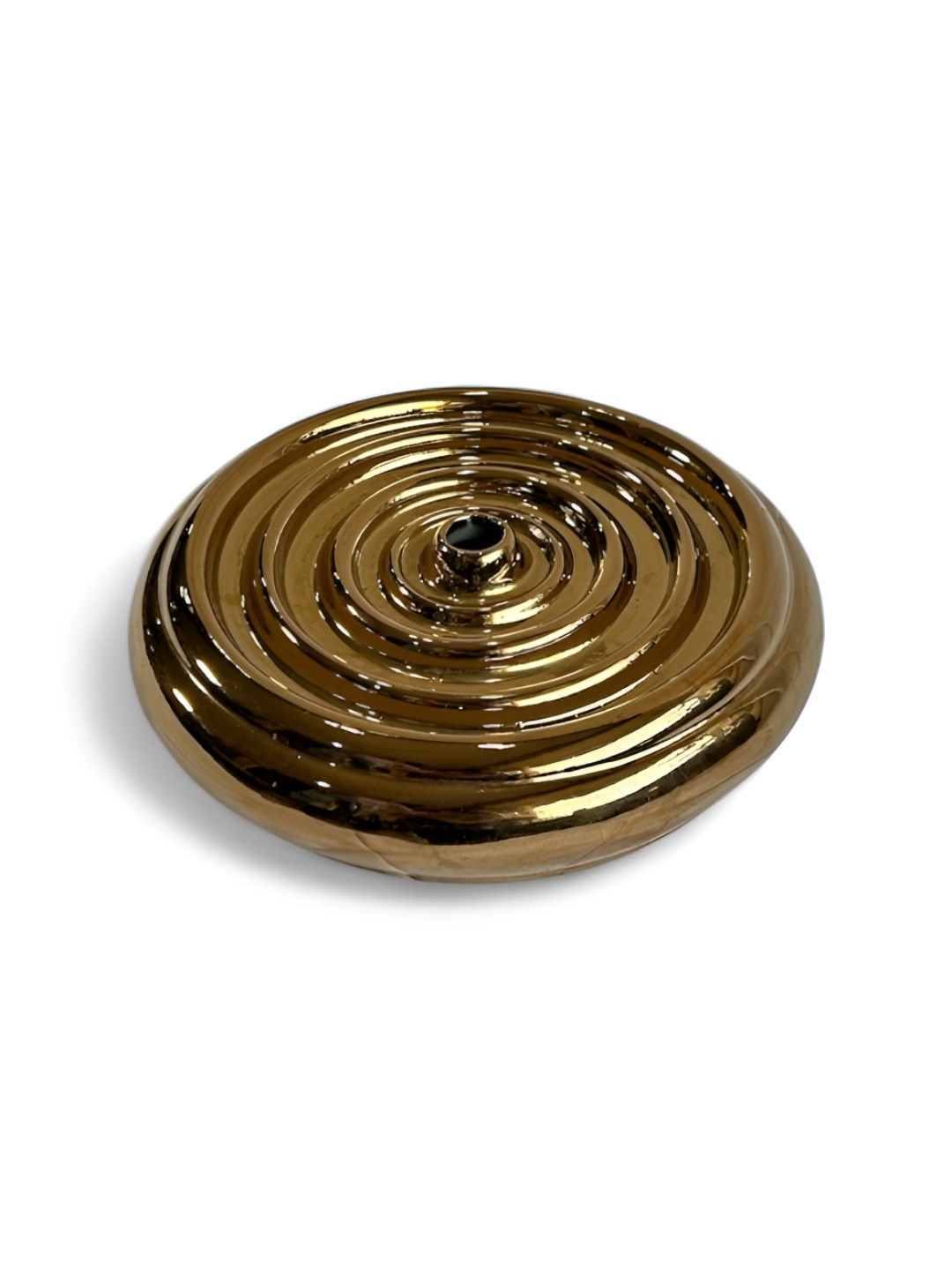 Taurrus Elegant Table Centerpiece Gold Metal Metallic Living Room Tiny Showpiece - 11 Inches