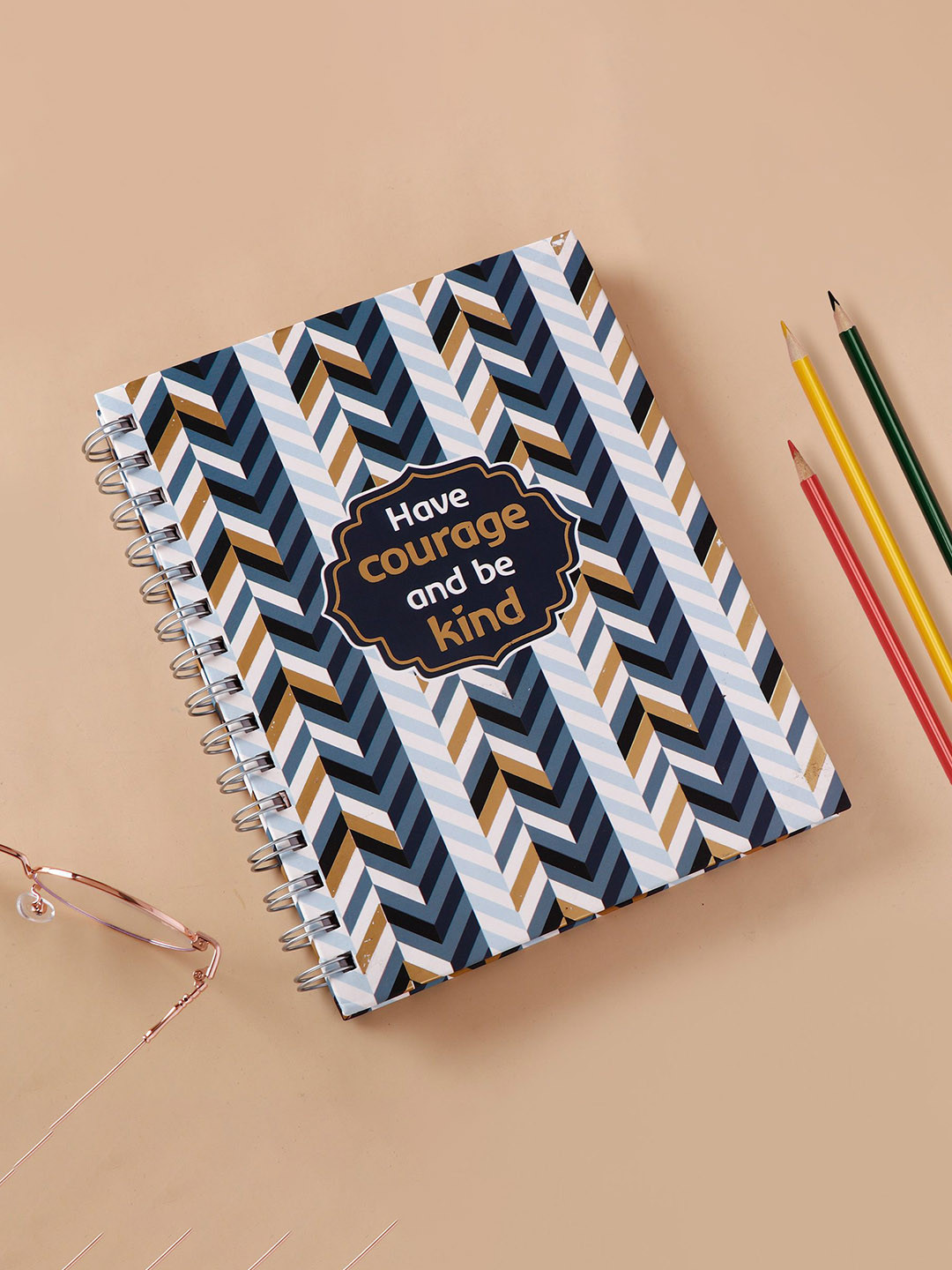 Archies Have Courage And Be Kind Quoted Printed Spiral Notebook