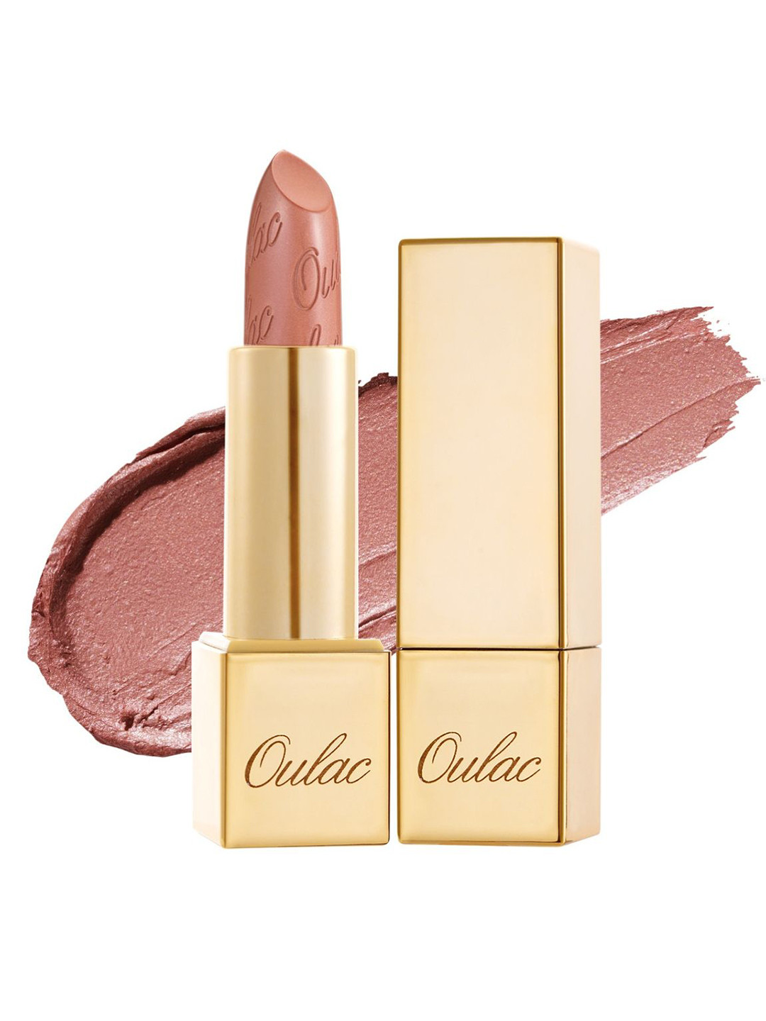 Oulac Metallic Shine Long Lasting Lipstick With Vitamin E - 4.3 g - Pure Envy 07