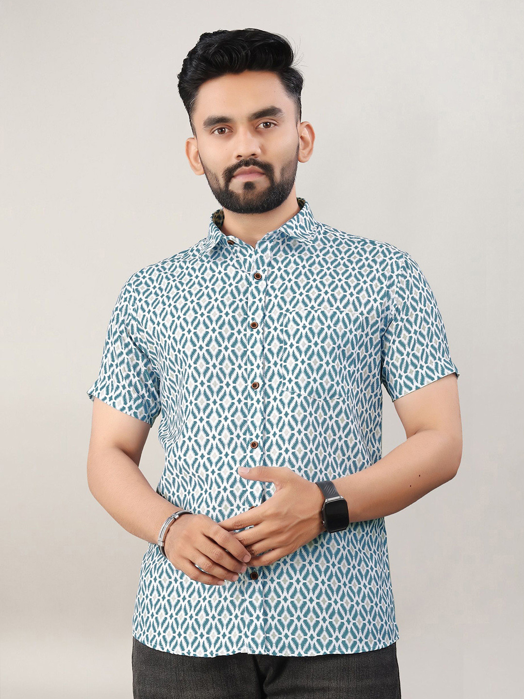 VS MALL Men Classic Casual Shirt