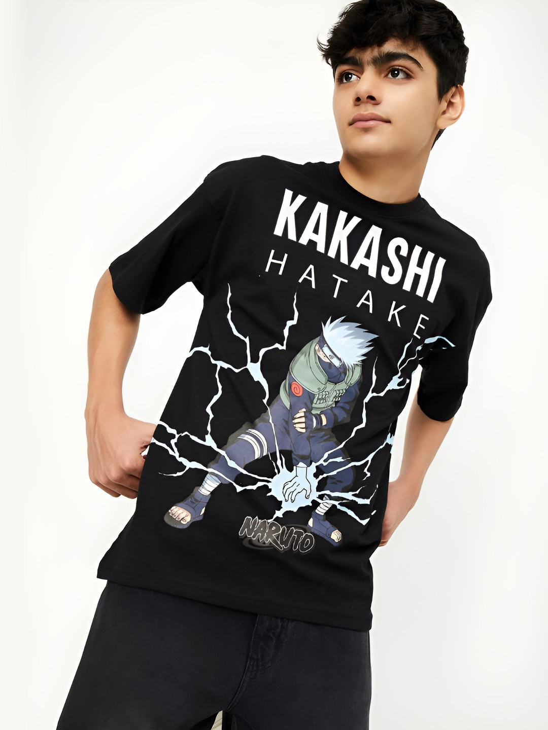 max Boys Graphic Printed Round Neck Pure Cotton T-Shirt