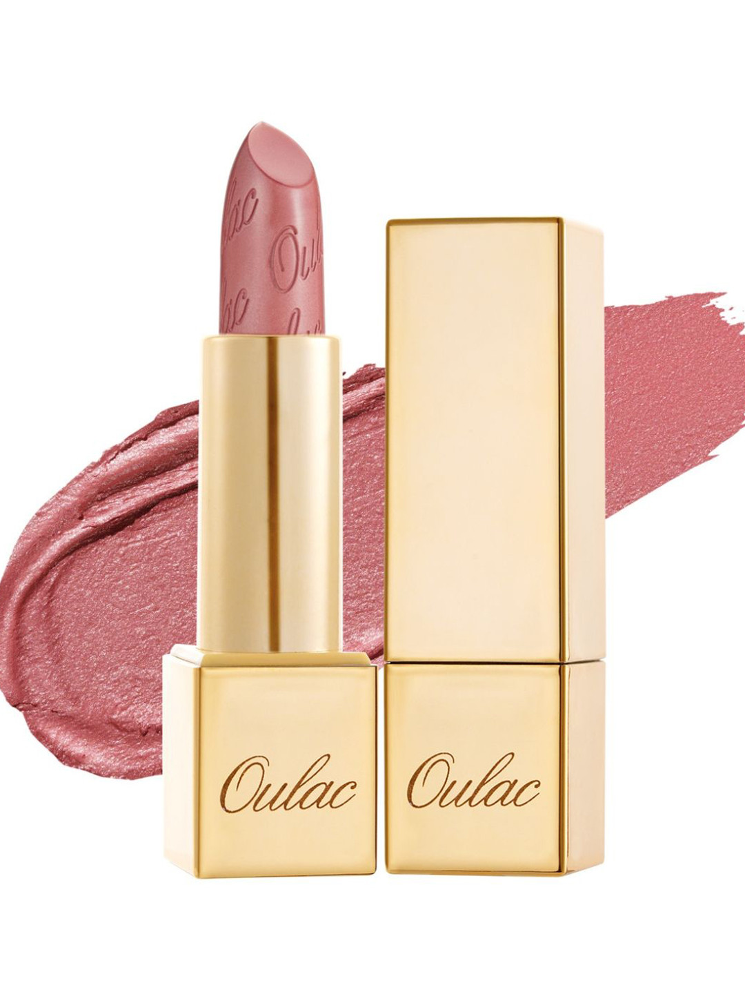 Oulac Metallic Shine Long Lasting Lipstick With Vitamin E - 4.3 g- Baby Angel 13