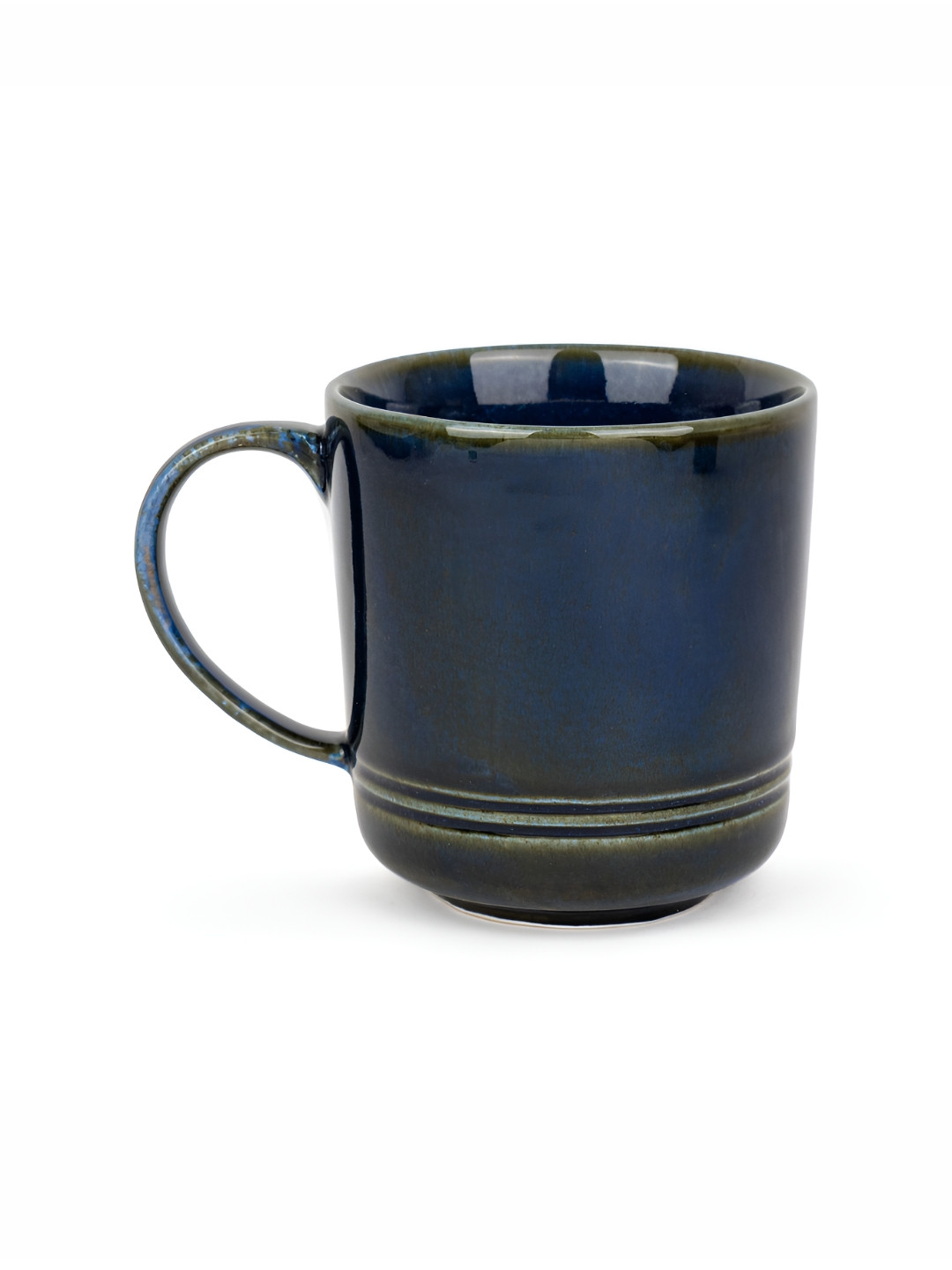 SHAY New Modern Design Blue Ceramic Handmade Mug-180ml