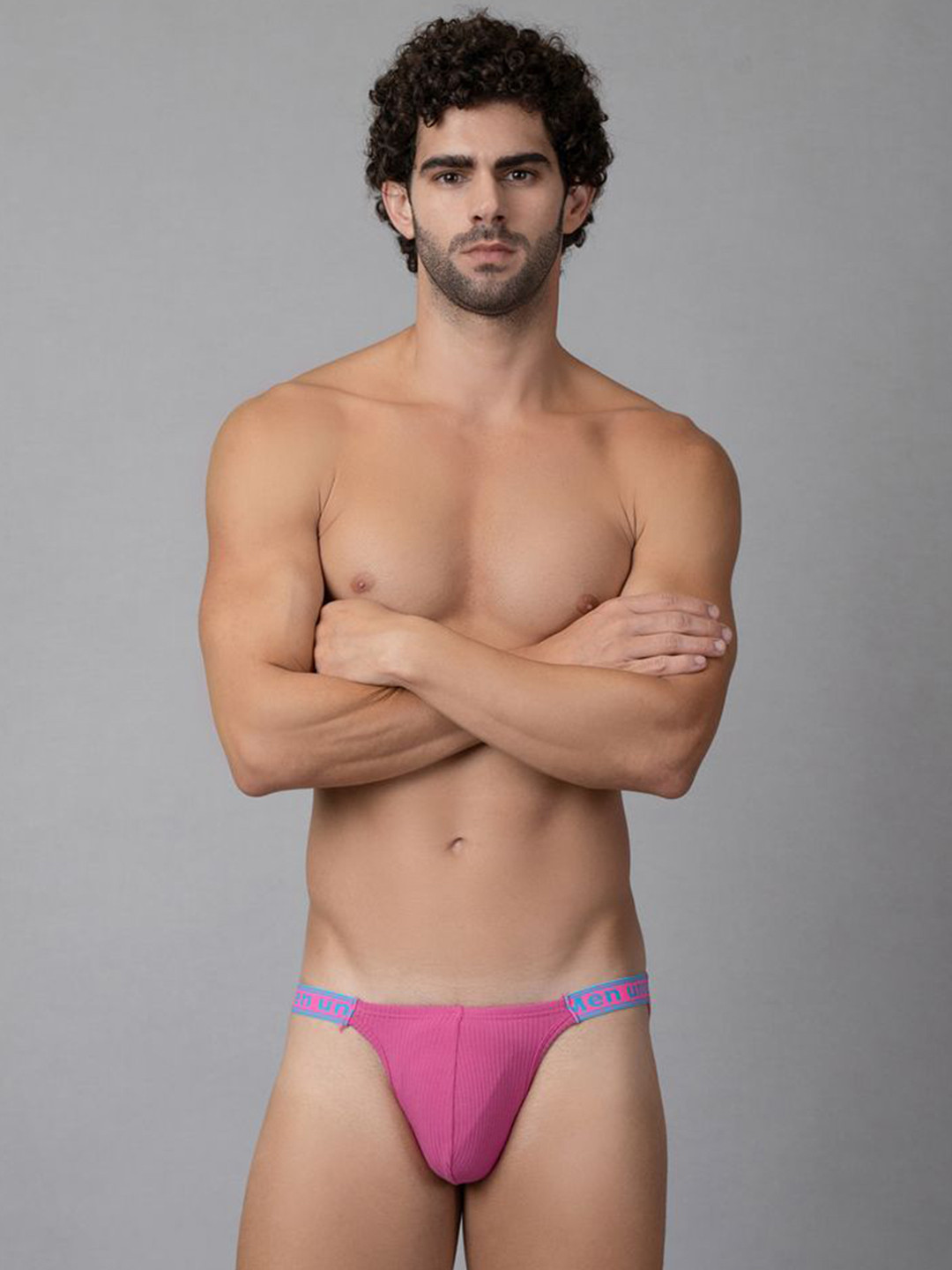 PUMP CLUB Men ColourPop Ribbed Side Cut Brief