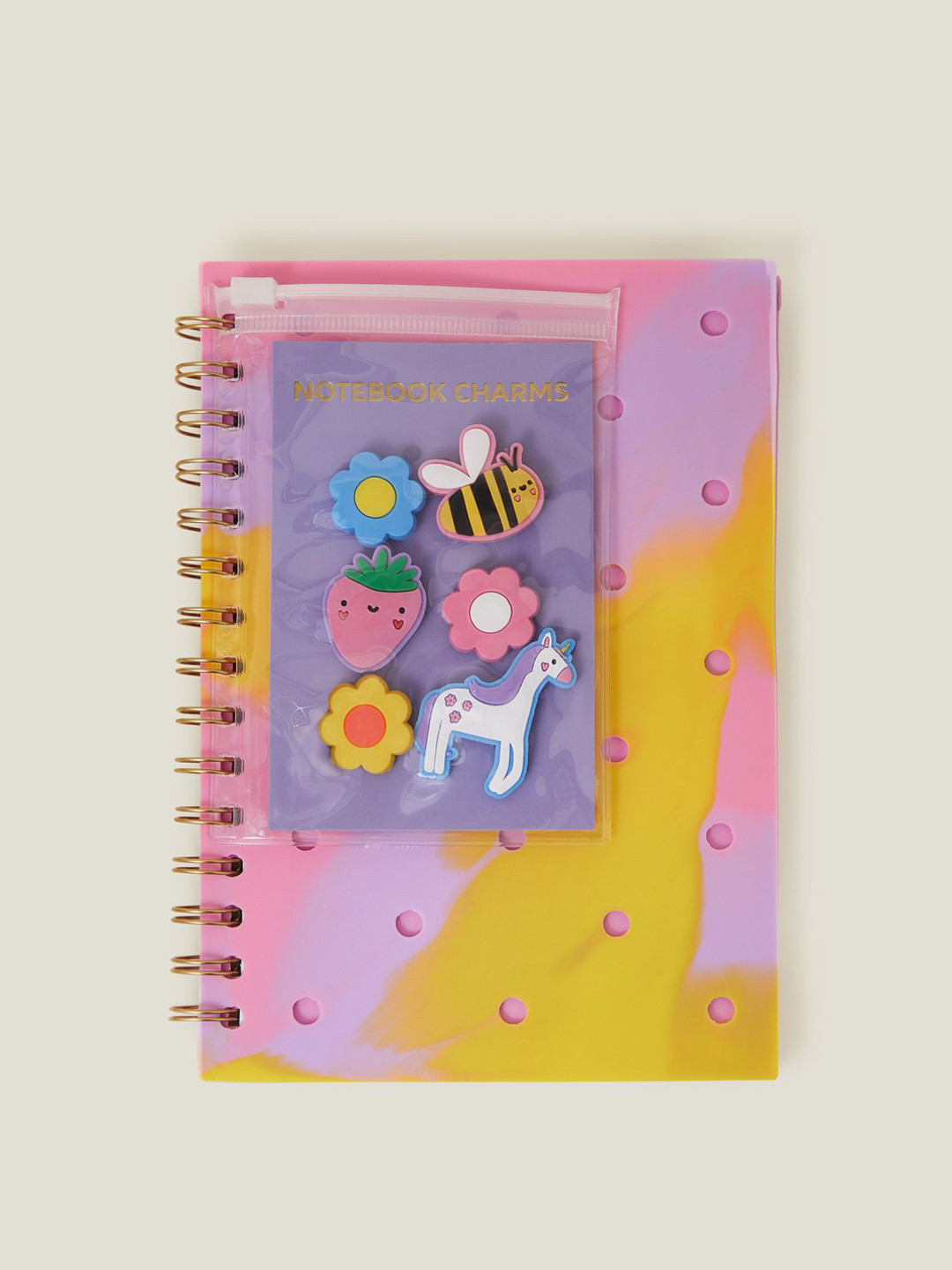 Accessorize London kids Badge Charm Notebook