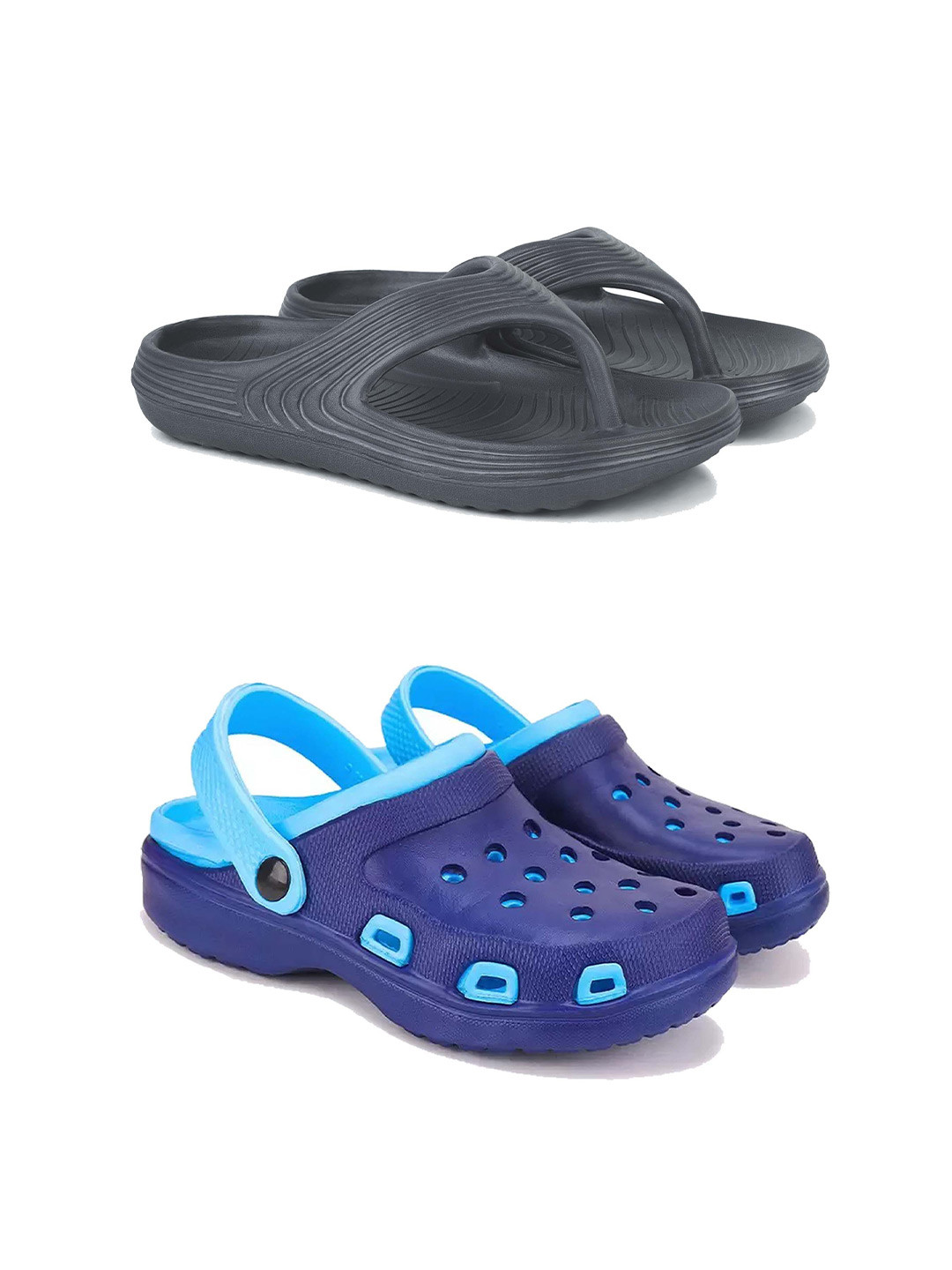 PENNEN Men Set Of 2 High Quality & Soft Flip-Flops