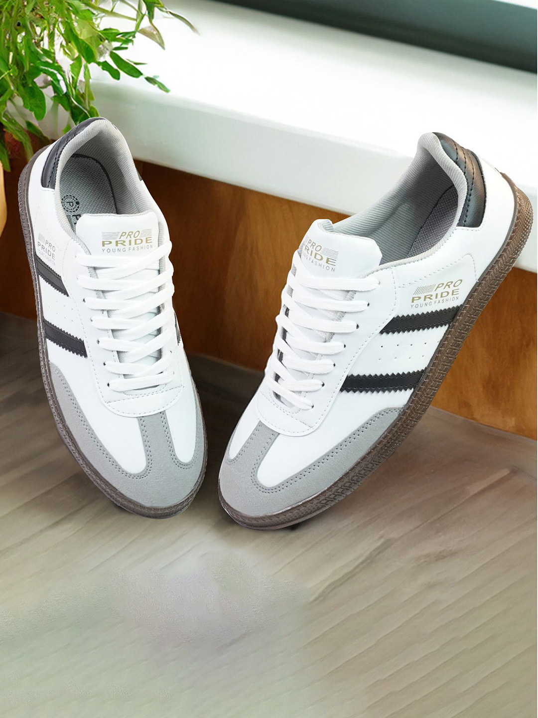 PROPRIDE Men Solid Regular Round Toe Sneakers