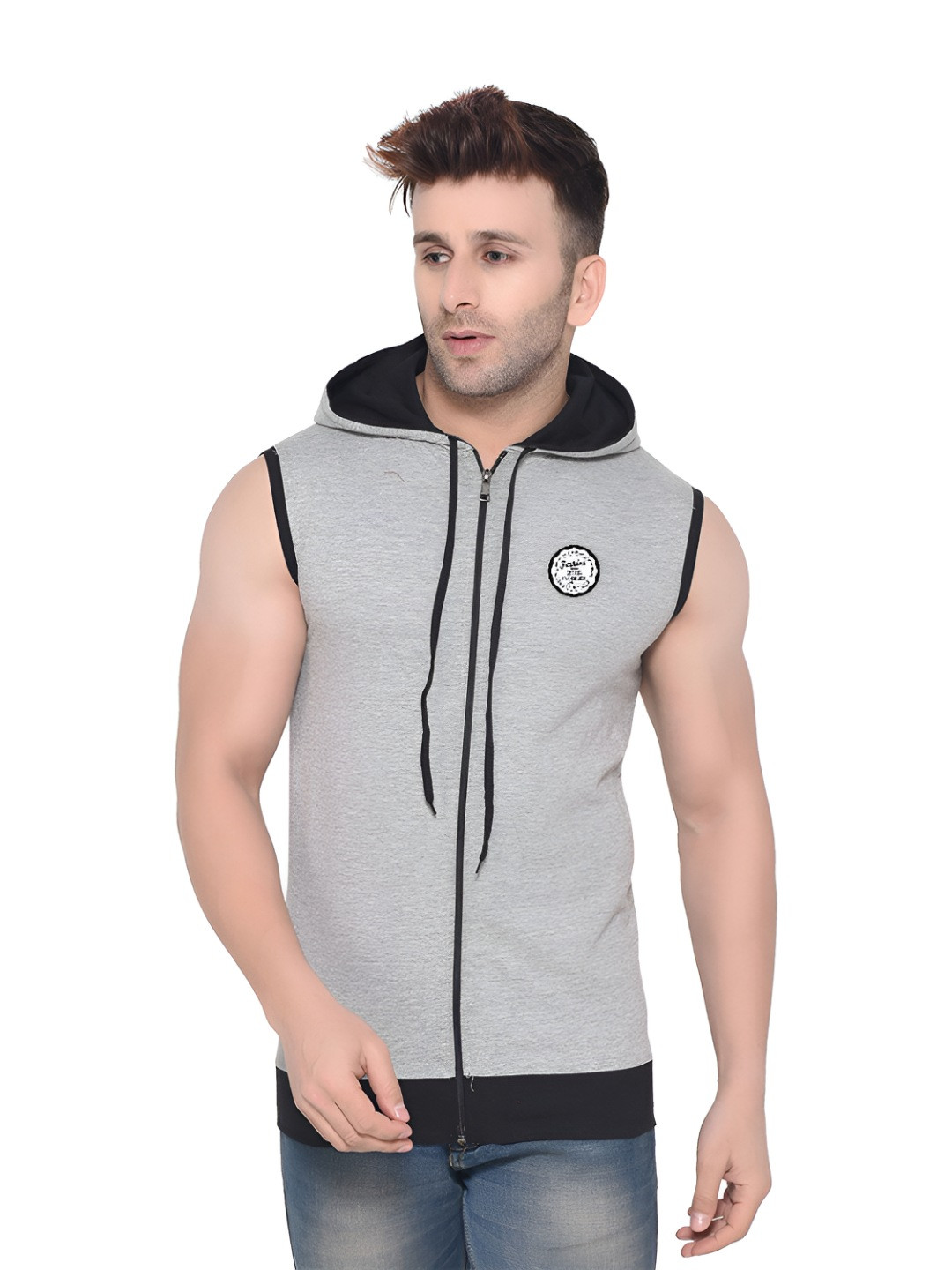BEYOU FASHION Hooded Slim Fit T-shirts