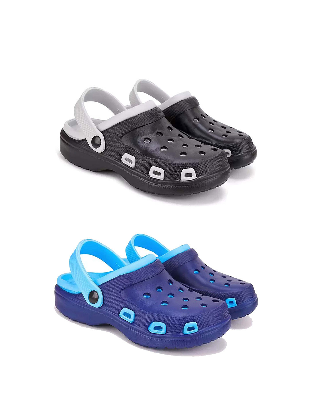 DRACKFOOT Men Set of 2 Self Design stylise Clogs