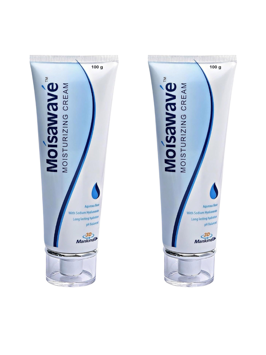 Moisawave Set Of 2 Non Greasy Moisturizing Cream - 100 g Each