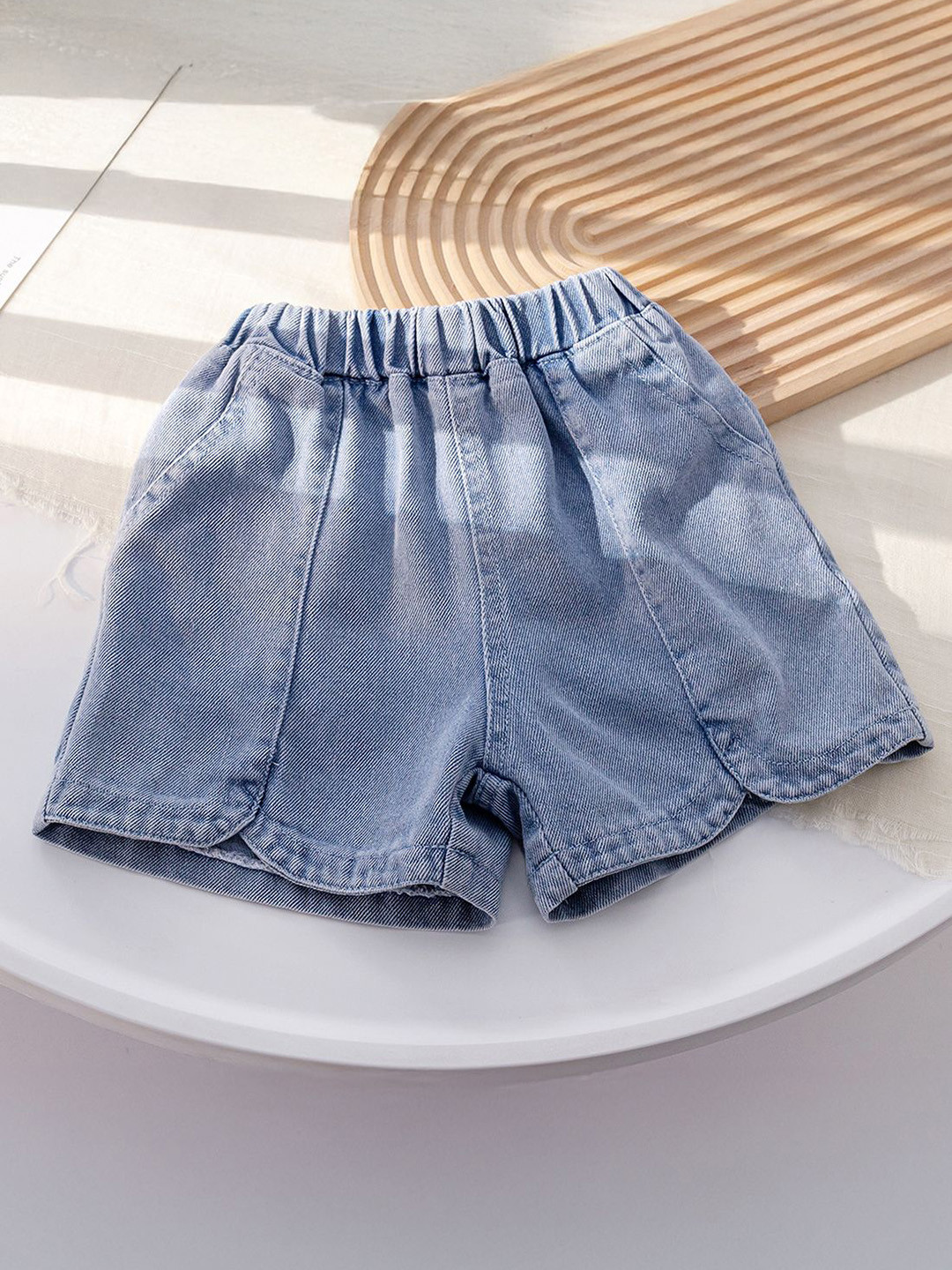 FOREVER FRIDAY Girls Solid Slip On Shorts