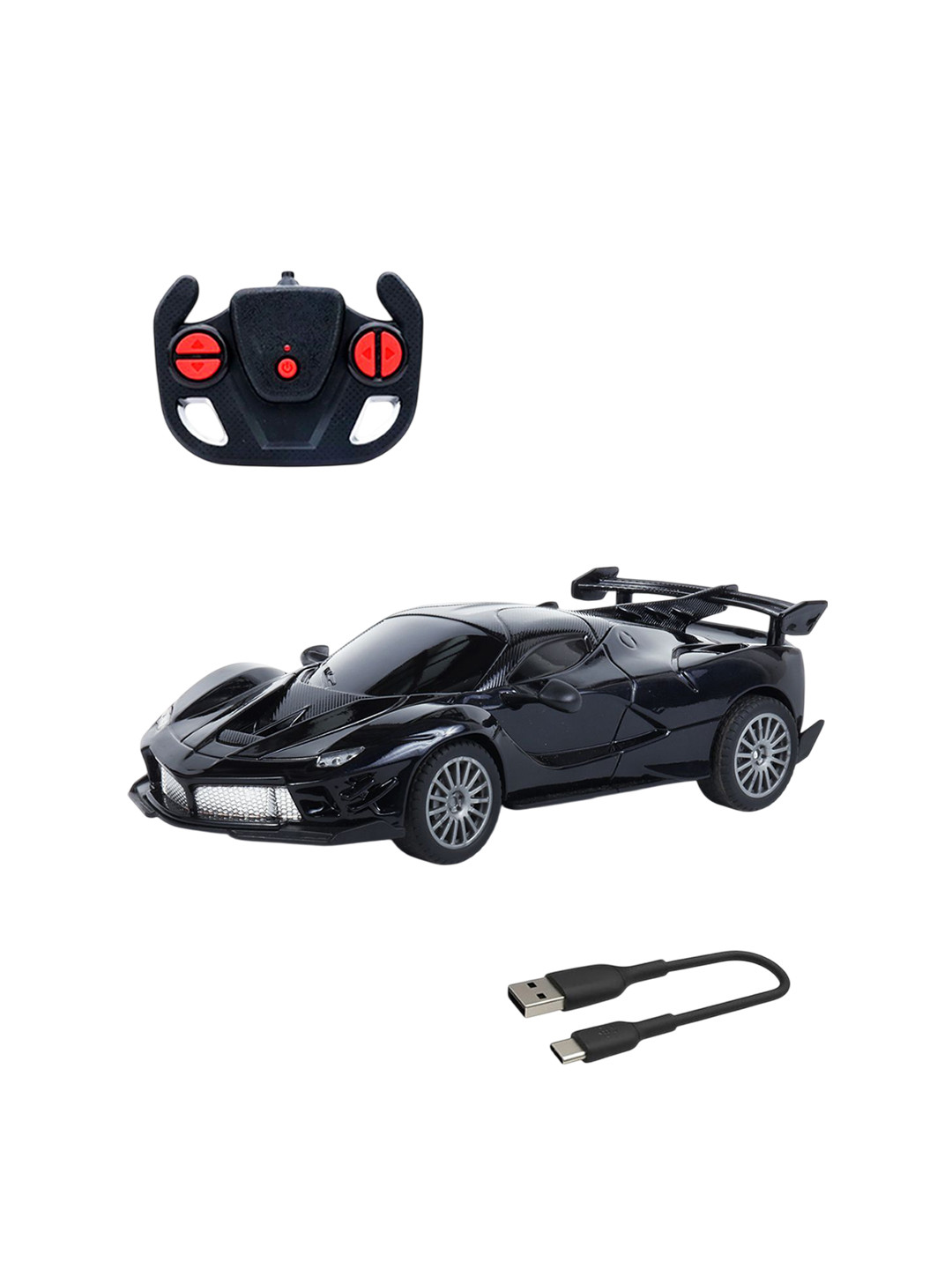 WEMBLEY Kids USB Rechargeable Remote Control Fer-rari RC Car