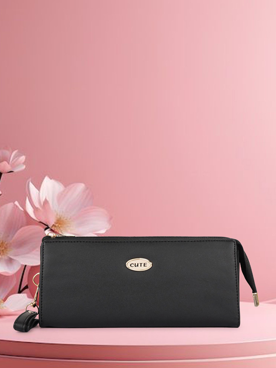 NORVE Women Solid Zip Around Clutch Type Wallet