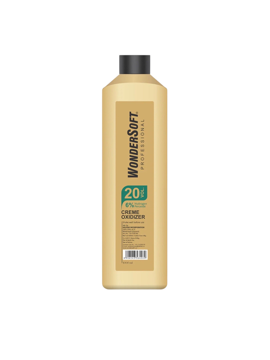 WonderSoft 20 Volume Professional Hair Colourant Developer, For Rich Hair Colour - 1L