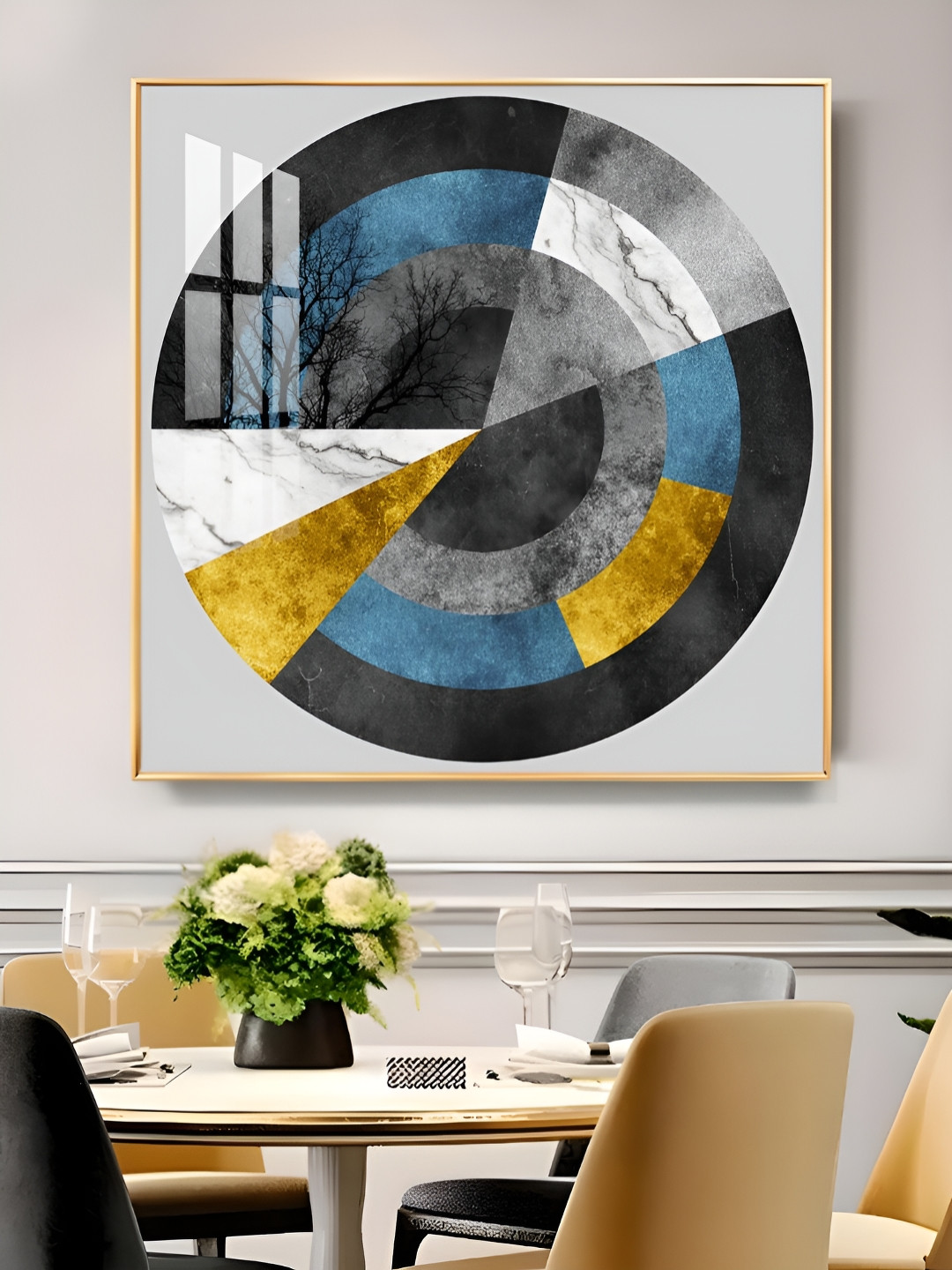 THE NEXT DECOR Canvas Wall Square Paintings Wall Art - 18 x 18In