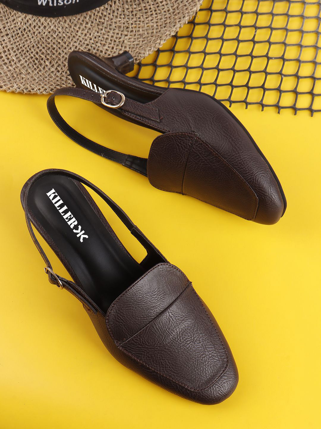 Killer Slingback Kitten Heels