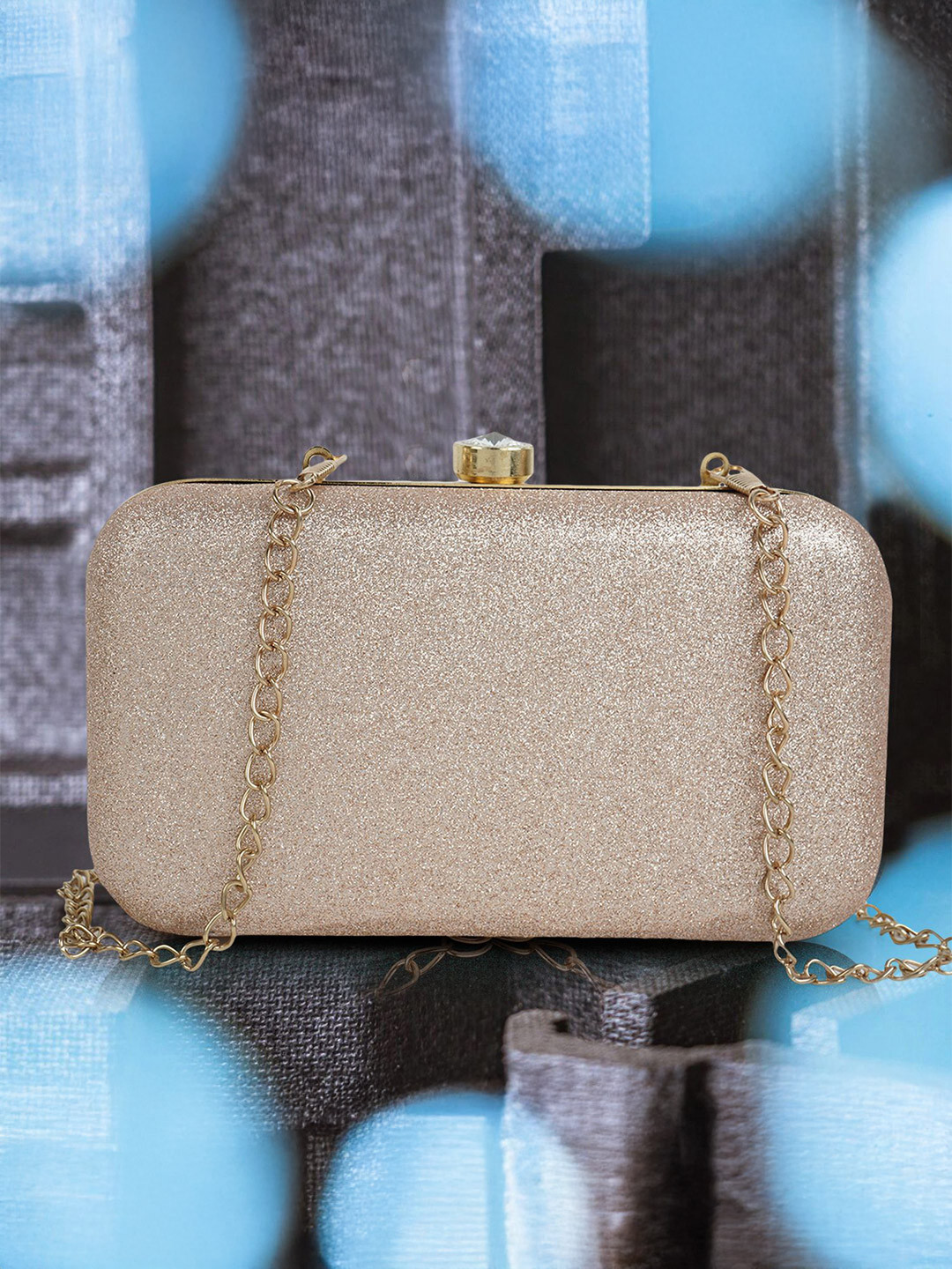 NORVE Embellished Box Clutch