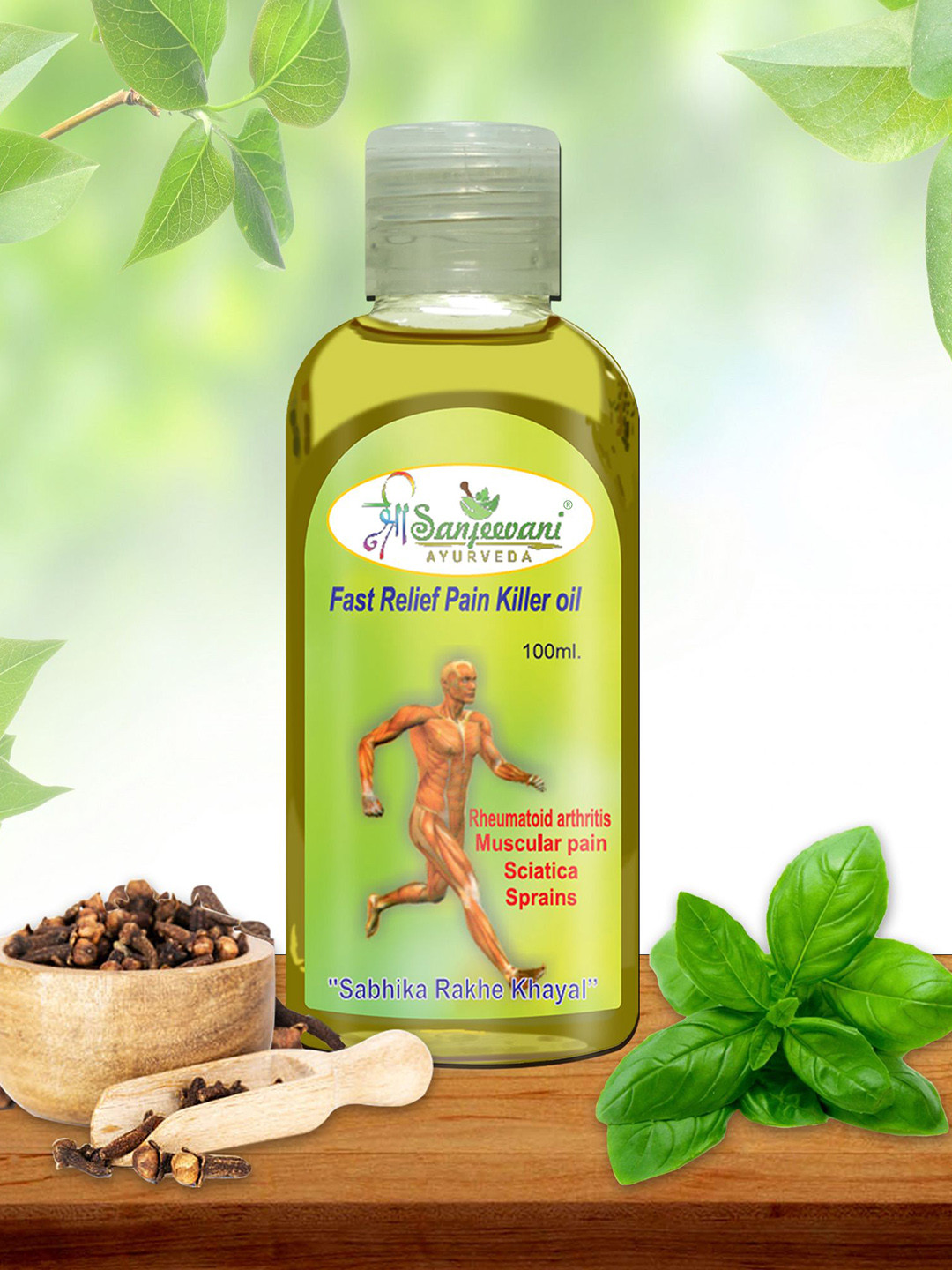 SHREE SANJEEVANI Fast Relief Pain Killer Oil- 100 ml