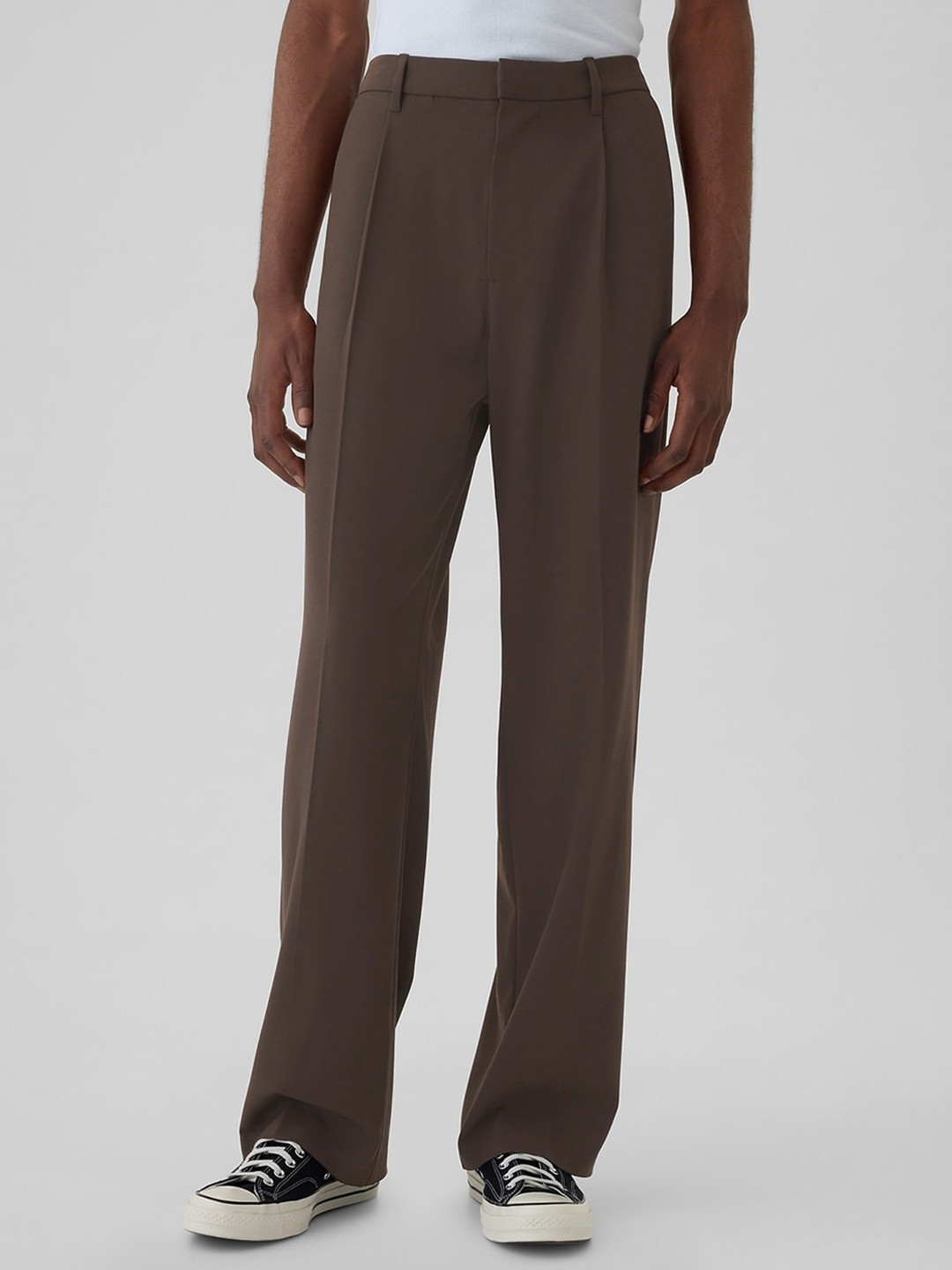 GAP Men High Rise Pleated Trousers