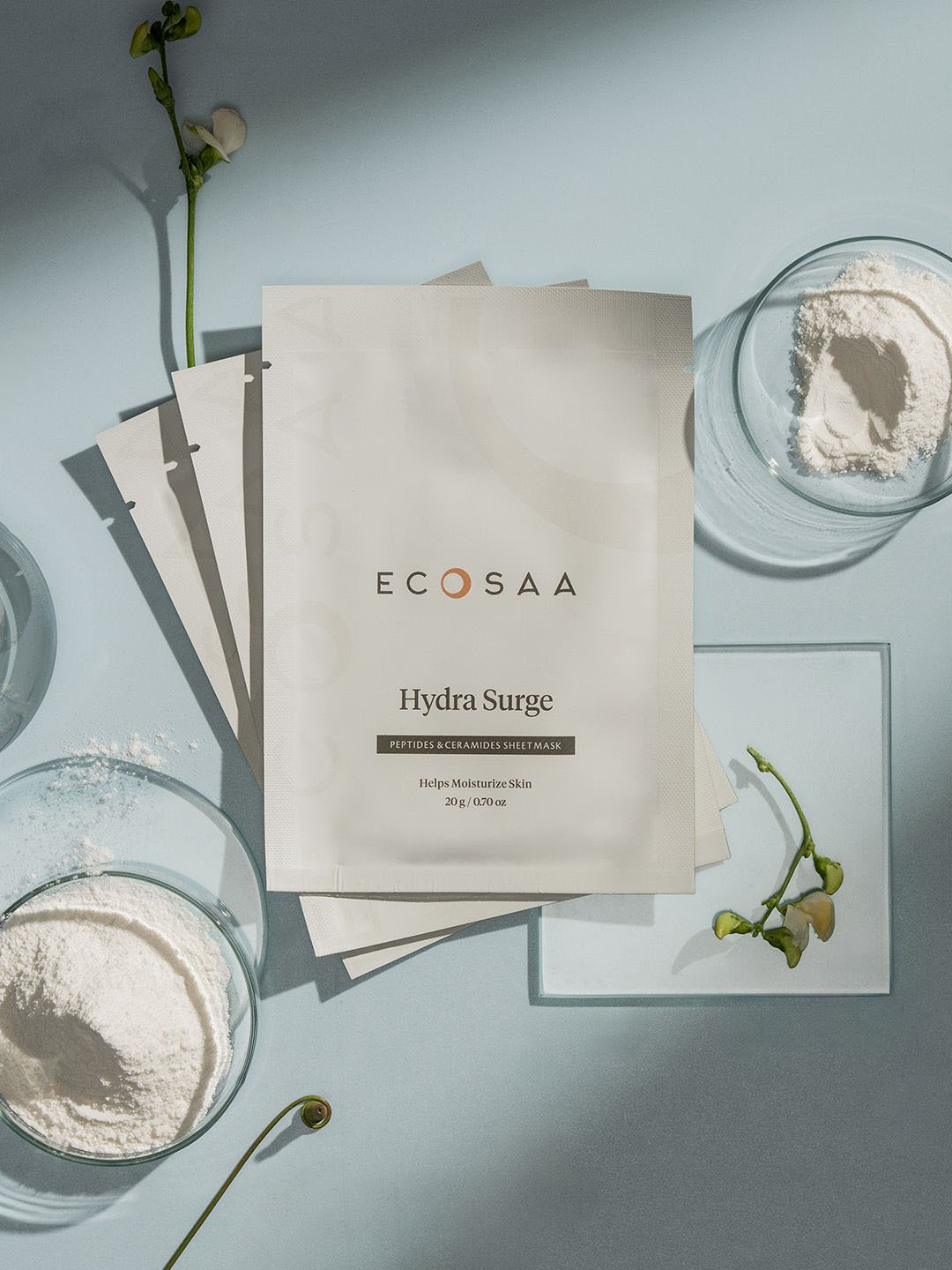 ECOSAA Hydra Surge Sheet Mask With Peptides For Hydration - 20 g