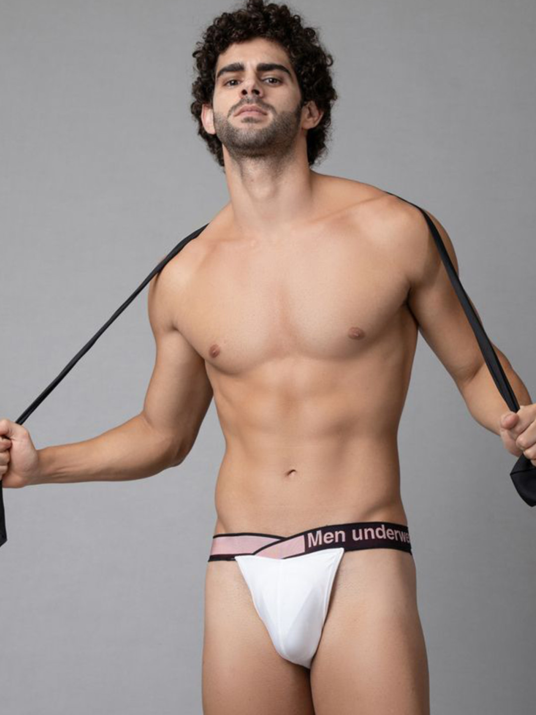 PUMP CLUB Mid-Rise Anti-Bacterial Basic Briefs ART232-White-M