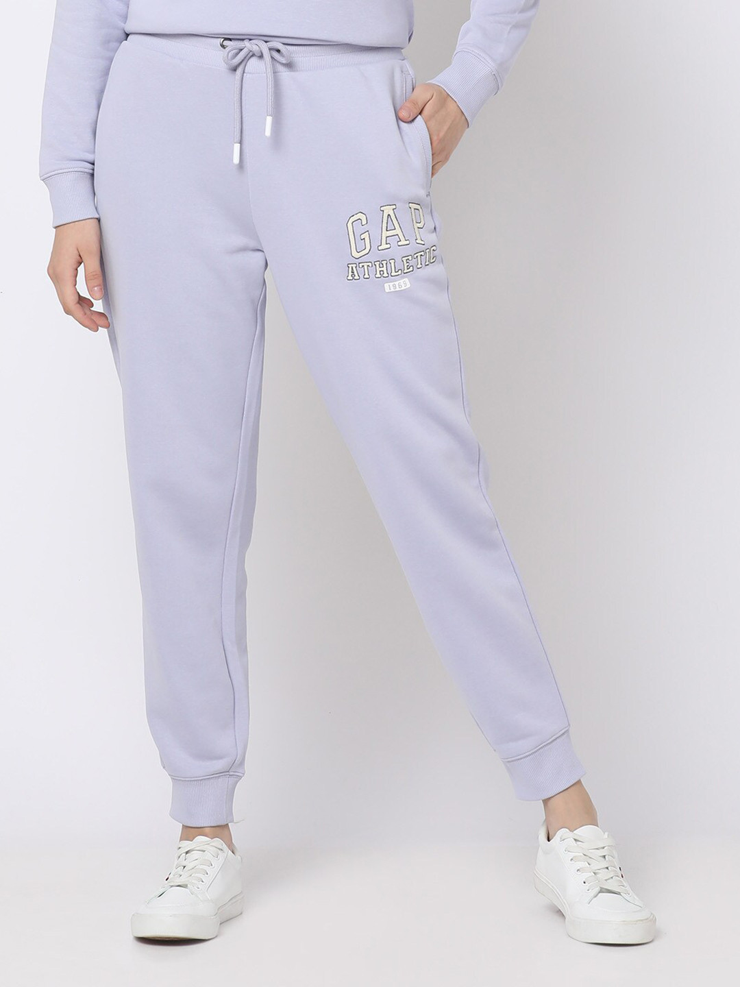 GAP Women Pure Cotton Regular Fit Joggers Track Pants