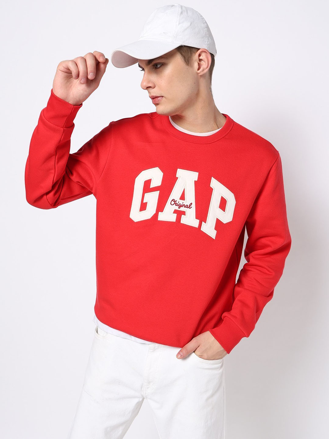 GAP Brand Logo Applique Sweatshirt