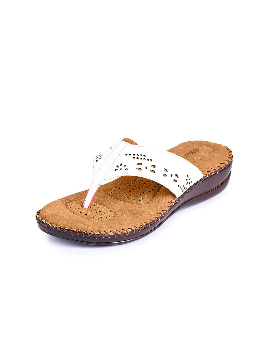 ORTHO JOY Women Open Toe Low Heels