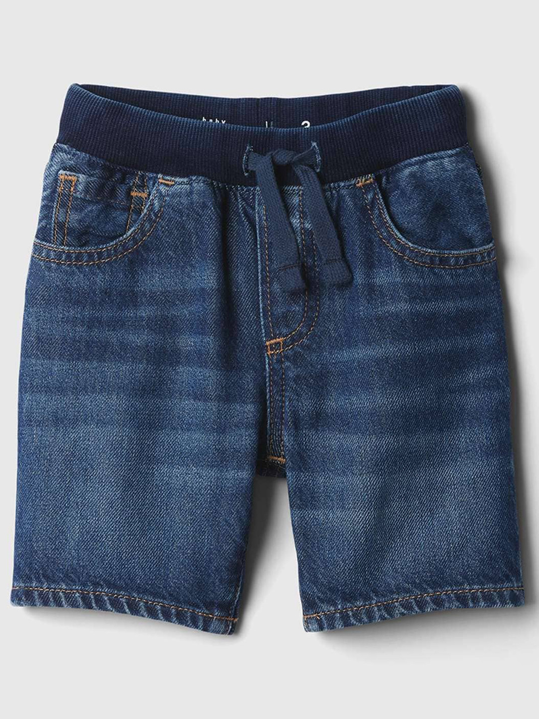 GAP Boys Washed Denim Shorts
