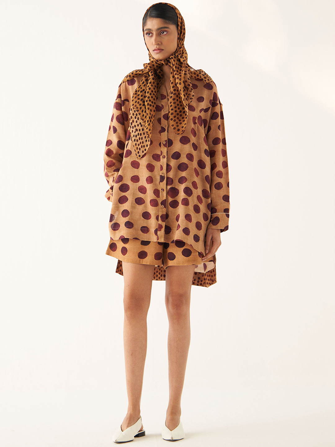 OFRIDA Women Animal Printed Chinos Trousers