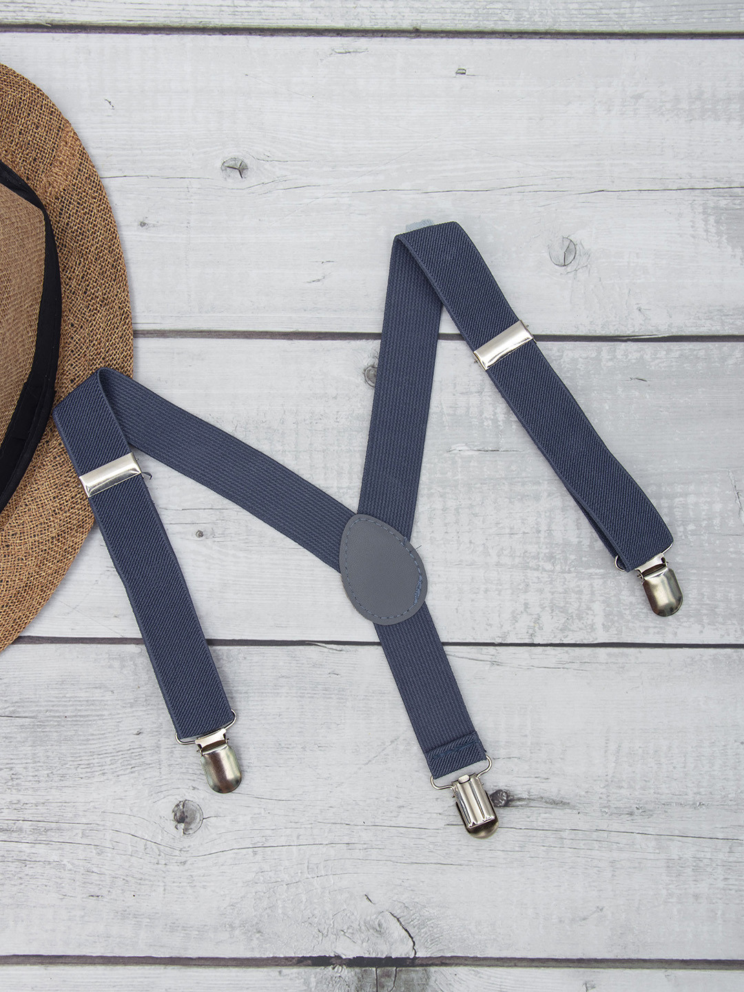 Arendelle Boys Textured Adjustable Y-Back Clip-On Suspenders