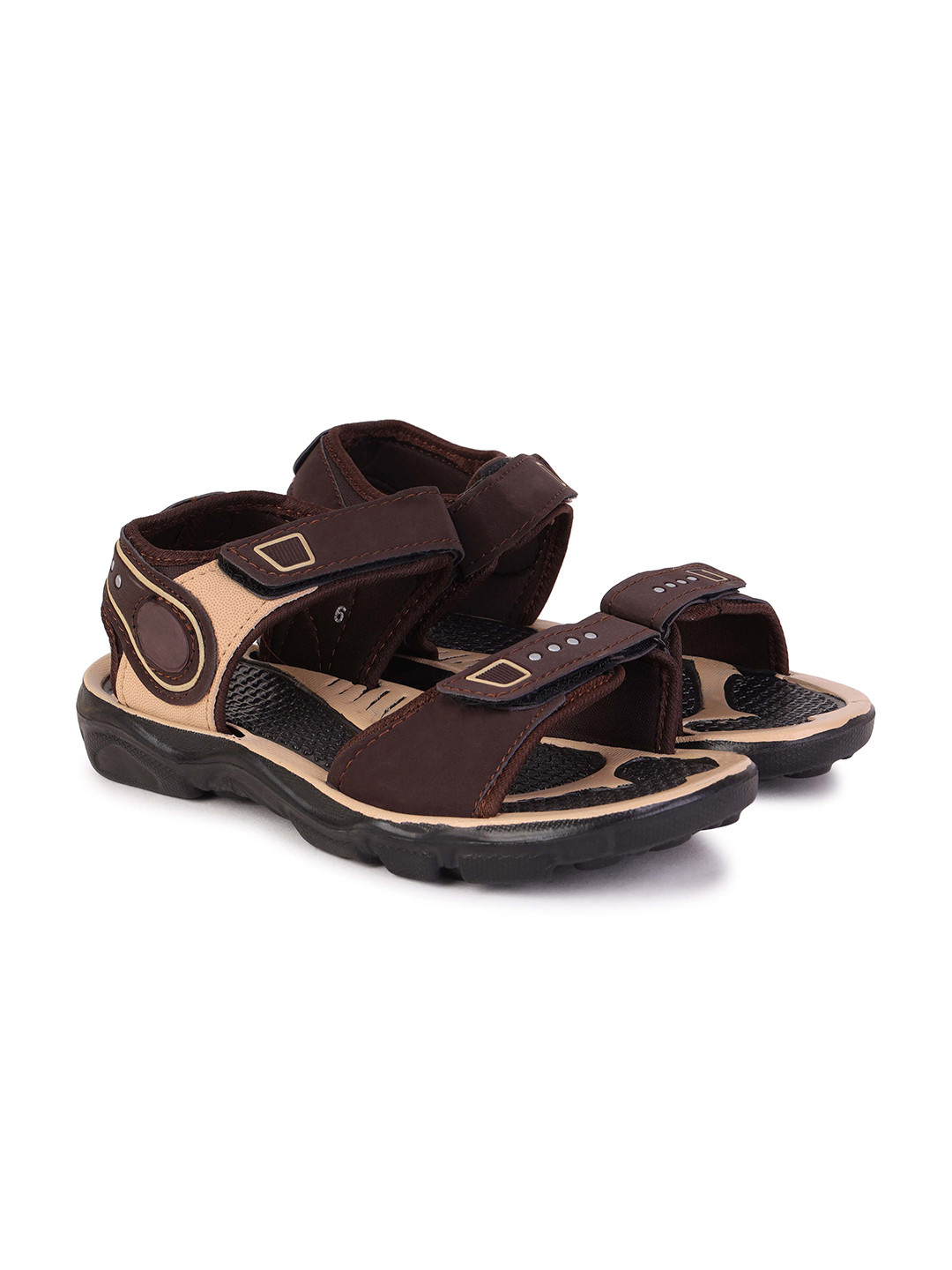 DRACKFOOT Pack Of 2 Sports Sandals & Sliders Flip-Flops