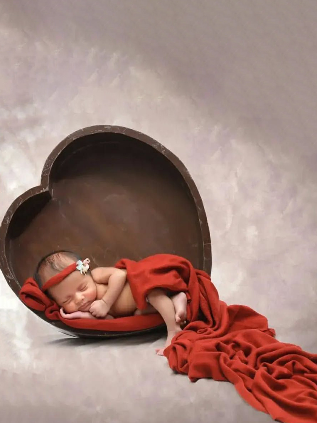 Babymoon Infants Textured Swaddle Wrap With Hairband Baby Photoshoot Props