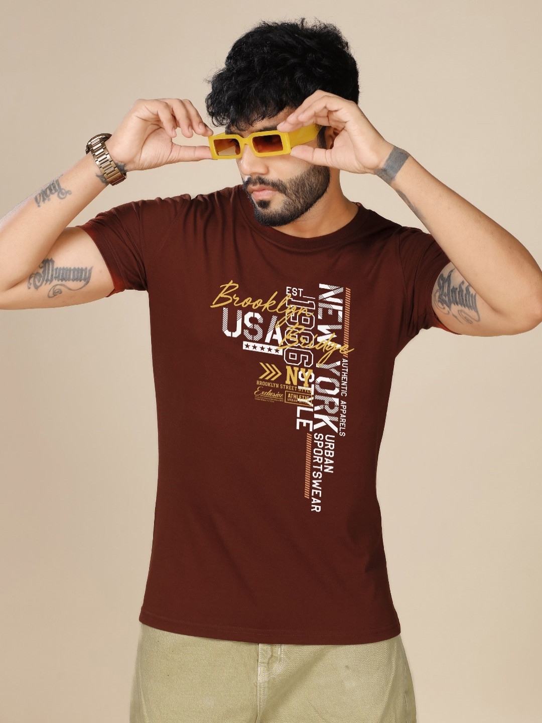 INKMAN Men Printed Bio Finish T-shirt