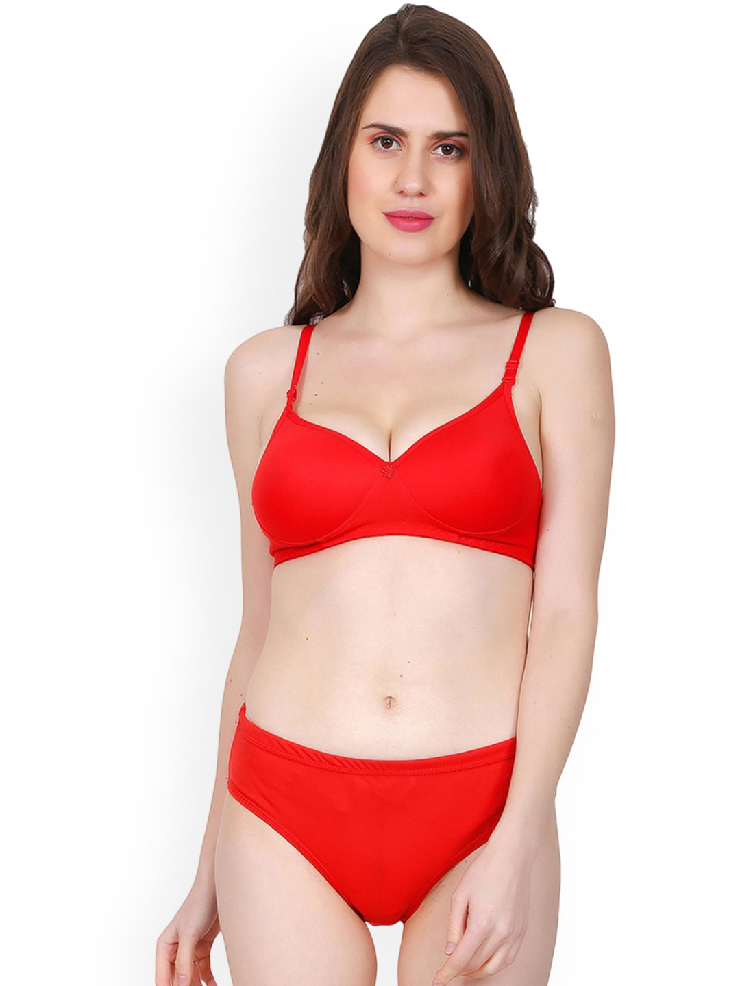 Love Maker Lightly Padded Lingerie Set LVM-PAD-RED-30B