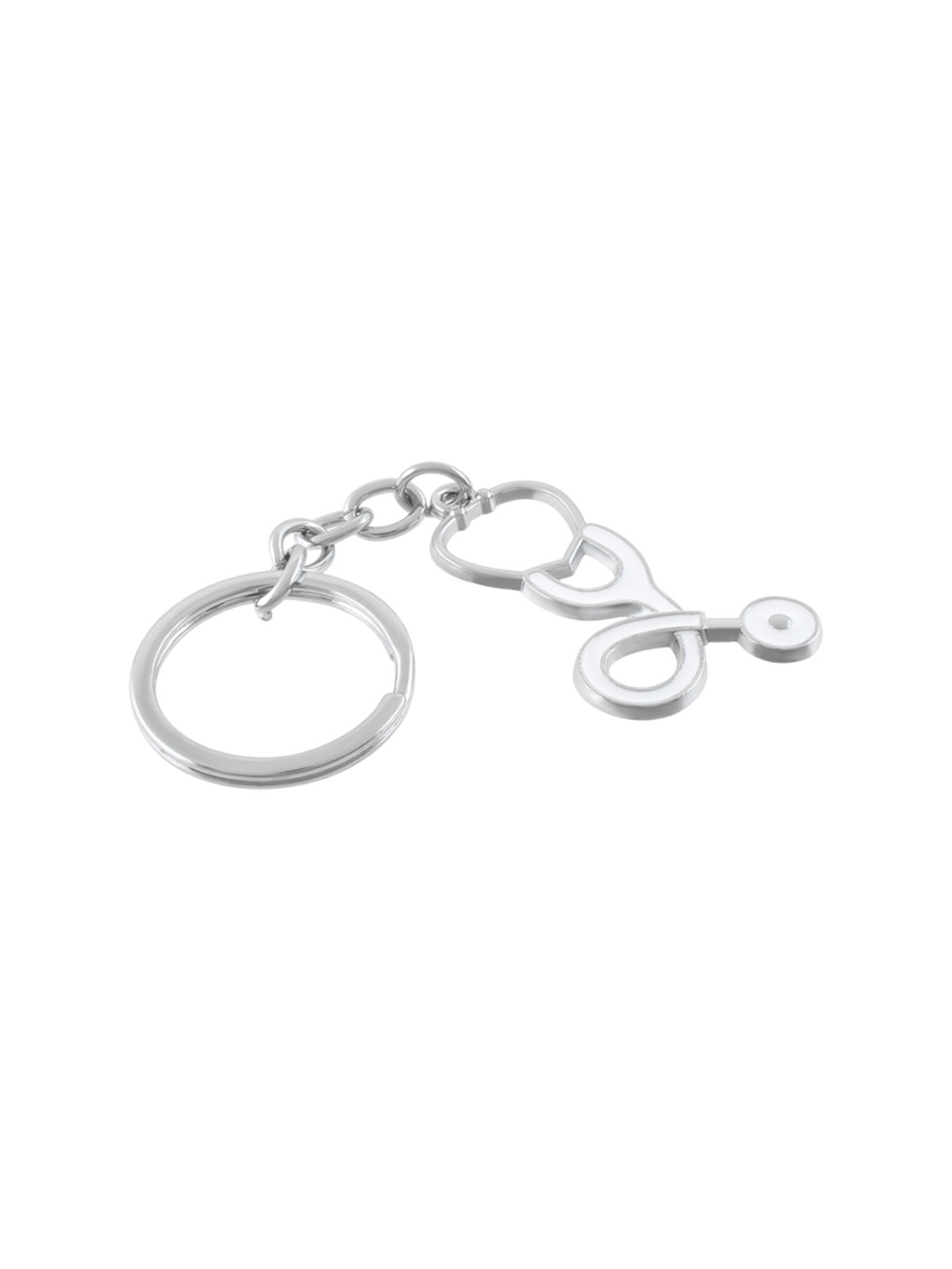MEMOIR Stainless Steel Stethoscope Design Keychain