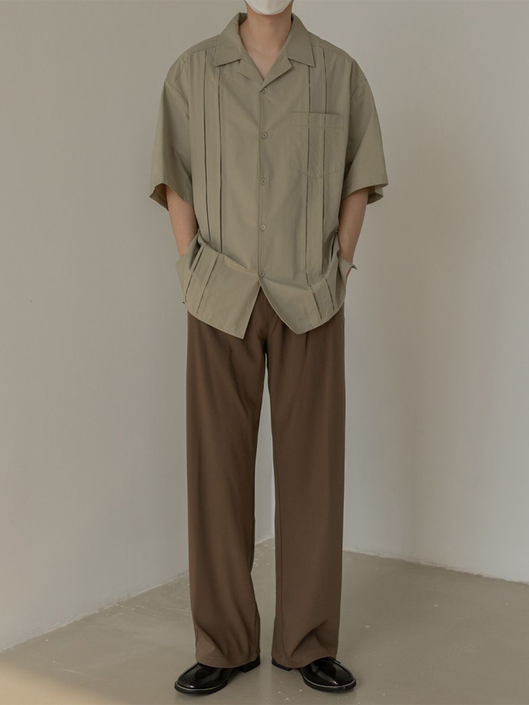StyleCast x Revolte Men Formal Oversized Shirt