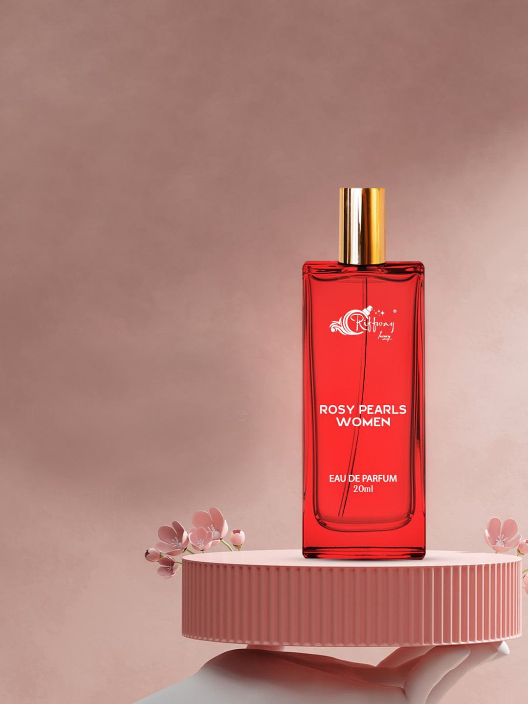 riffway Women Rosy Pearls Long Lasting Eau De Parfum - 20 ml