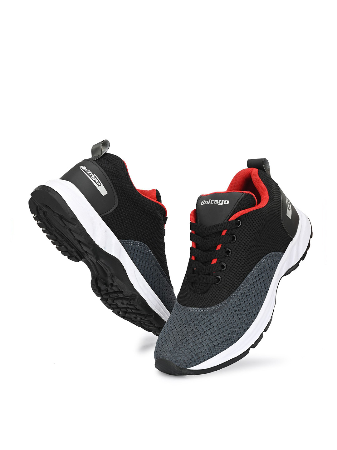 BOLTAGO Men Mesh Running Non-Marking Shoes
