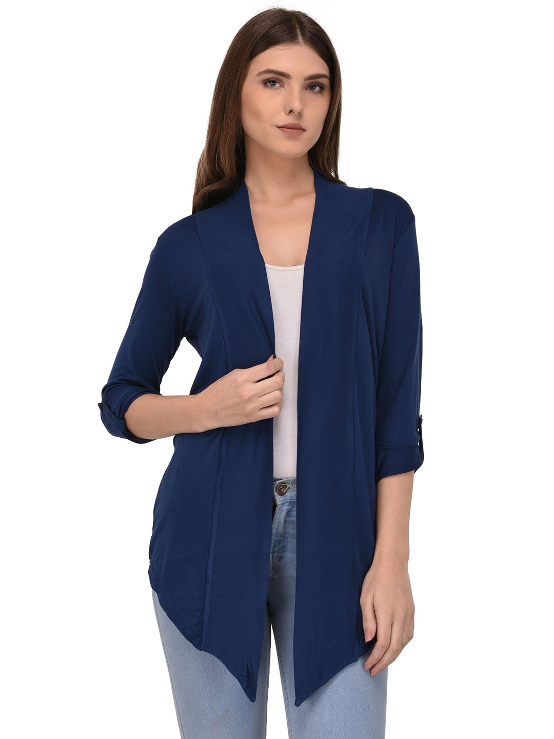 The Roadster Lifestyle Co Front Open Waterfall Shrug